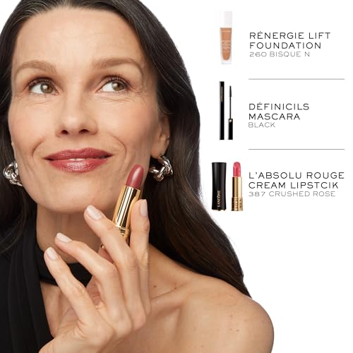 Lancôme L'Absolu Rouge Hydrating Cream Lipstick - Smudge-Resistant & Luminous Finish - Up To 18HR Comfort - 257 Mon Macaron