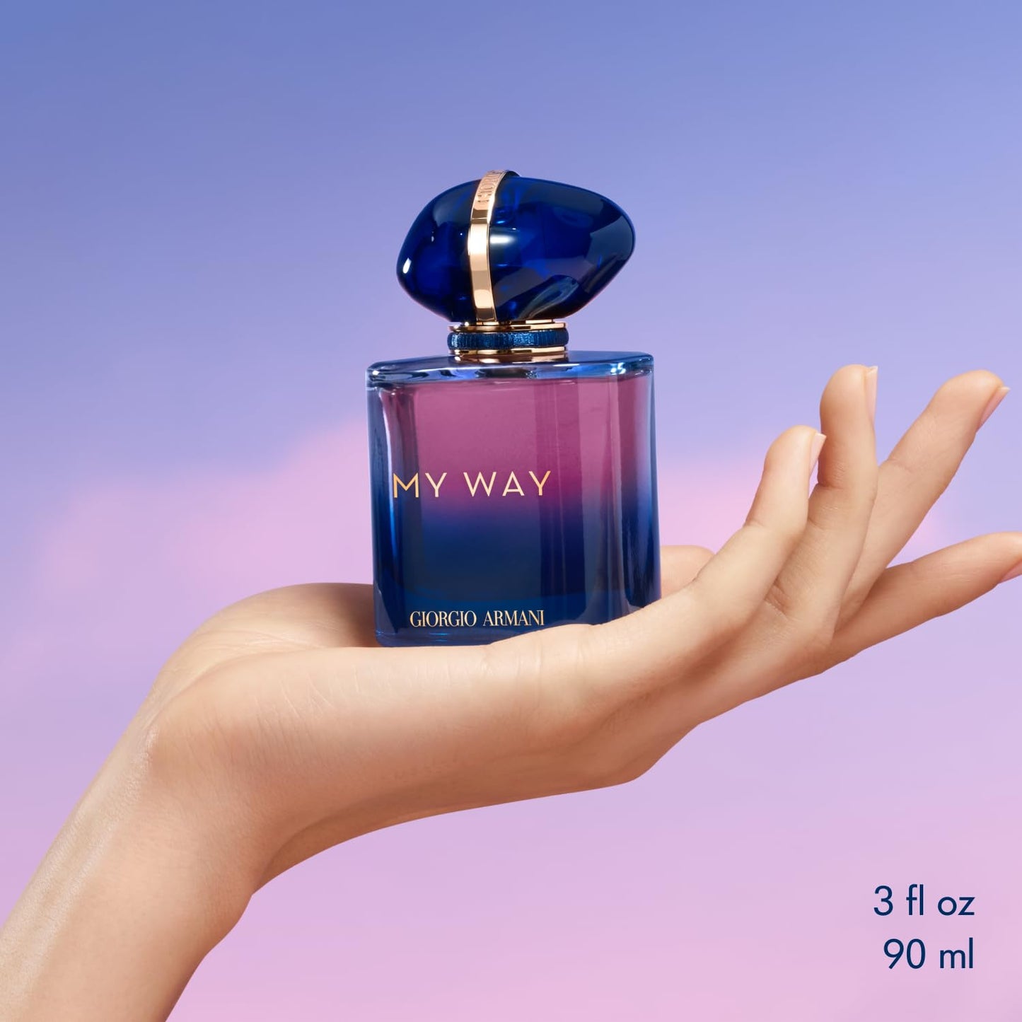Armani Beauty – My Way – Parfum – Perfume for Women – Floral Woody & Powdery Fragrance – Bergamot, Iris & Tuberose, Vanilla Notes - 1.0 Fl Oz