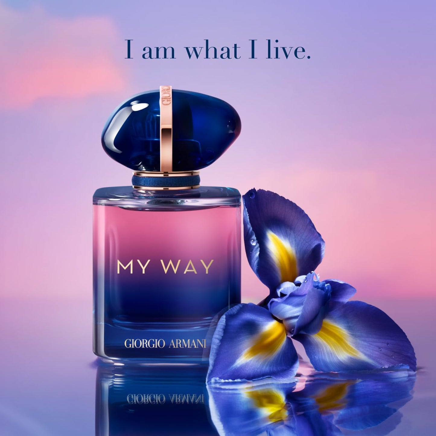 Armani Beauty – My Way – Parfum – Perfume for Women – Floral Woody & Powdery Fragrance – Bergamot, Iris & Tuberose, Vanilla Notes - 1.0 Fl Oz
