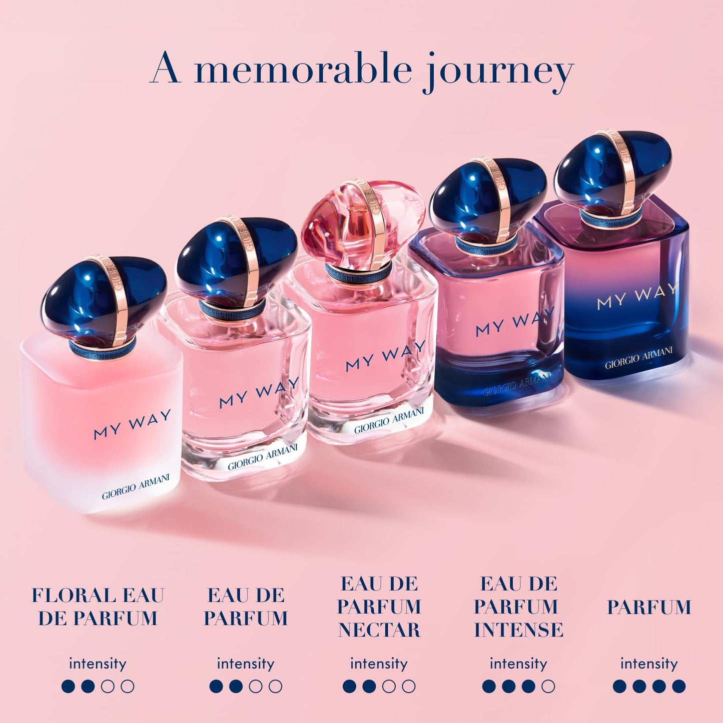 Armani Beauty – My Way – Parfum – Perfume for Women – Floral Woody & Powdery Fragrance – Bergamot, Iris & Tuberose, Vanilla Notes - 1.0 Fl Oz