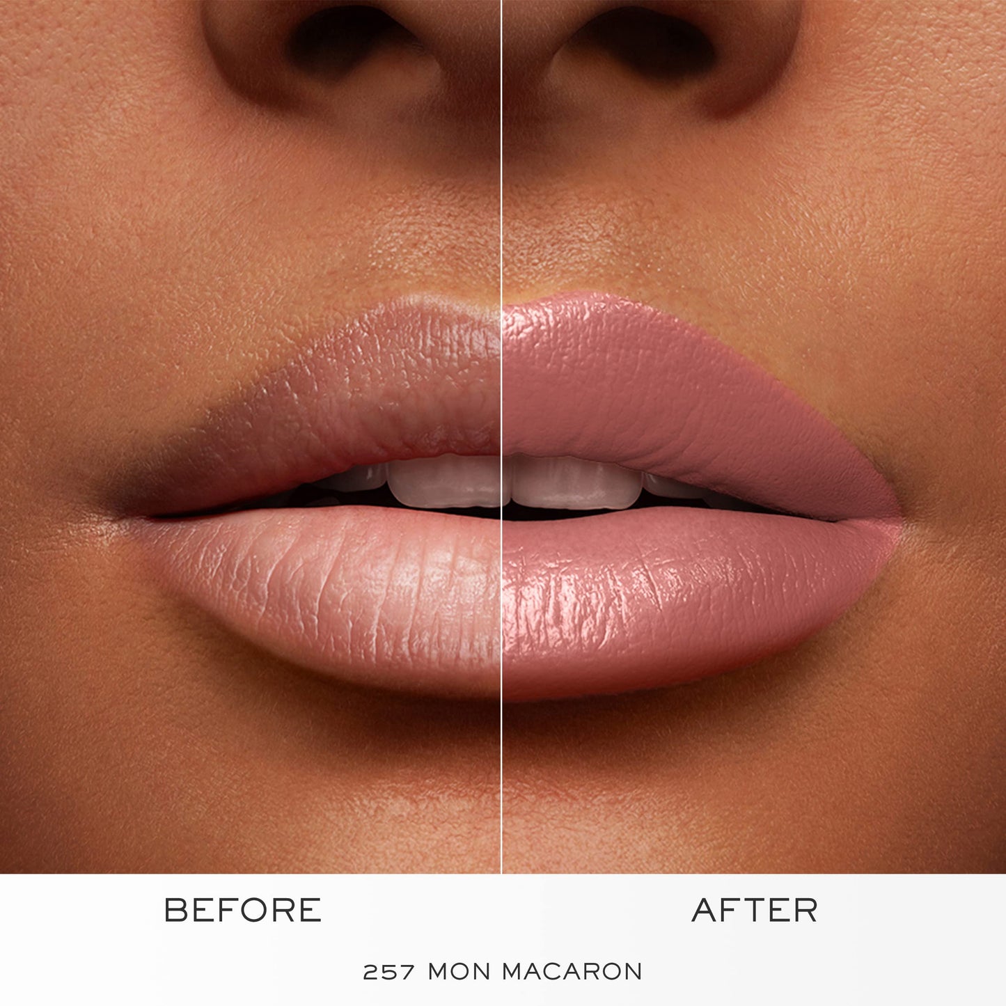 Lancôme L'Absolu Rouge Hydrating Cream Lipstick - Smudge-Resistant & Luminous Finish - Up To 18HR Comfort - 257 Mon Macaron